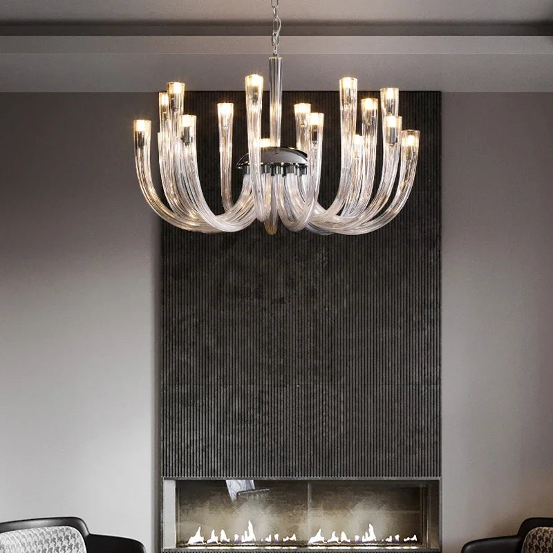 Decorbites™ Glasleuchter LED-Hängeleuchte für Wohnzimmer Schlafzimmer Esszimmer - Kollektion 2024.