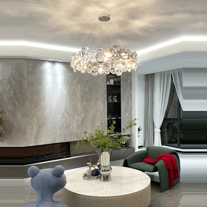 DecorBites™ Crystal Magic Ring Pendant Light for Dinning Room