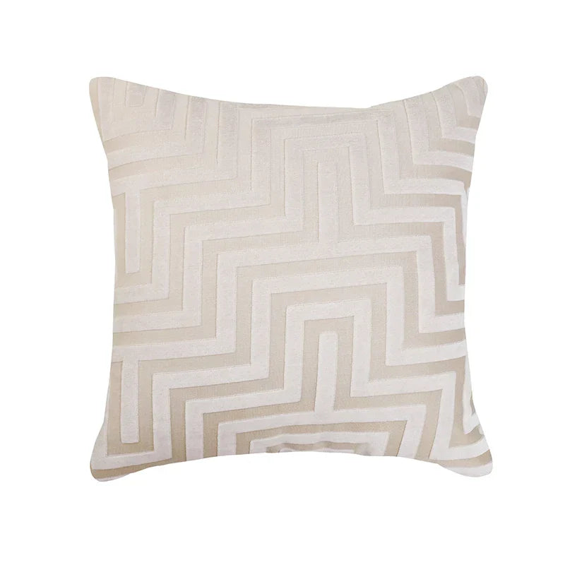 DecorBites™ Geometric Jacquard Throw Pillowcase Double Sided Luxury Cushion Cover