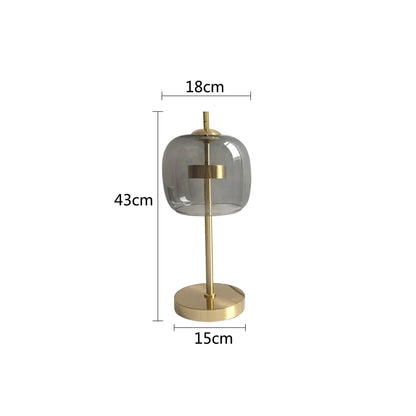 Decorbites™ Glas-Tischleuchte: Modernes nordisches Design für Schlafzimmer- und Wohnzimmer-Dekoration