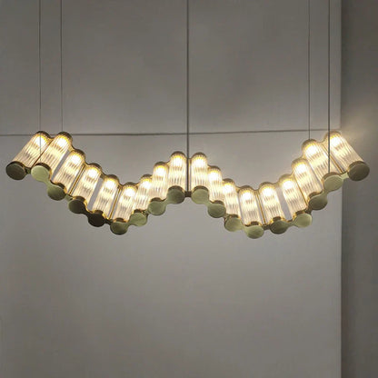 DecorBites™ Golden Chandelier LED Dimming Light for Modern Living Room & Bedroom