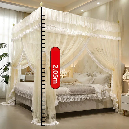 Decorbites™ Große Raum-Moskitonetz mit Halterung. Verschlüsseltes Netz, Insektensicheres Bettvorhang für den Haushalt.