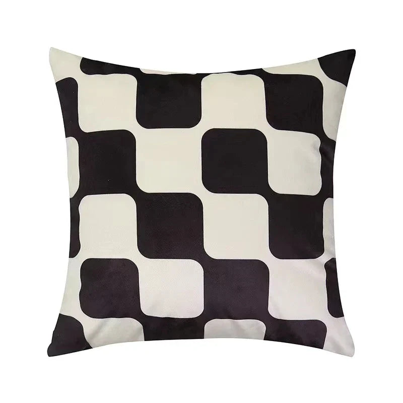DecorBites™ Fluffy Velvet Pillow Case Cushion Cover - Soft & Modern Room Decor