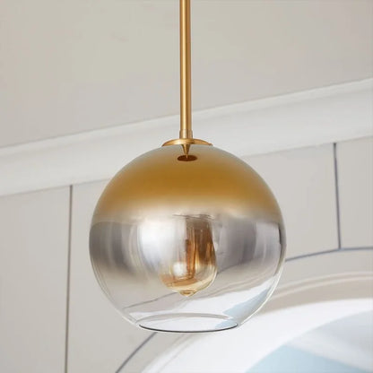 DecorBites™ Gradient Glass Pendant Lamp with LEDs for Living Room, Bedroom - E27