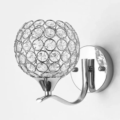 DecorBites™ Crystal Wall Sconce - Elegant Bedroom Wall Light for Home Lighting