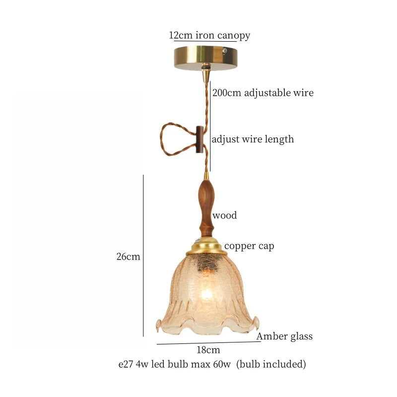 Decorbites™ Gesprungene Glas LED-Hängeleuchten für Heimdekoration, Restaurant, Wohnzimmer, Küche