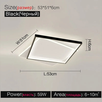 Decorbites™ LED-Deckenleuchte-Set – Modern minimalistisches nordisches Schlafzimmer-Wohnzimmer-Beleuchtung