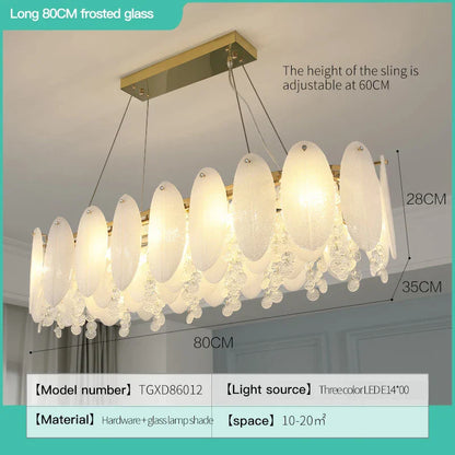 Decorbites™ Sahne-Wind-LED-Kronleuchter für das Schlafzimmer, Wohnzimmer und Kinderzimmer