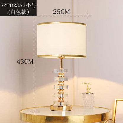 Decorbites™ Kristalltischleuchte: Elegantes modernes amerikanisches Design für Wohnzimmer und Schlafzimmer