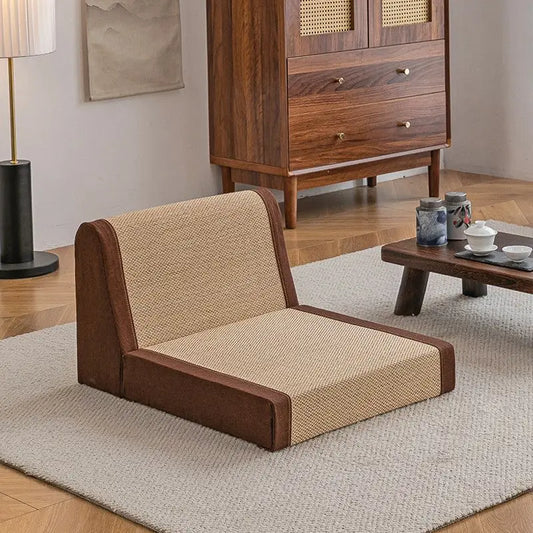 Decorbites™ Japanische Tatami-Stühle im Stil, Raumstühle, beinlose Stühle, Buchtfensterstühle, Stühle mit Rückenlehne