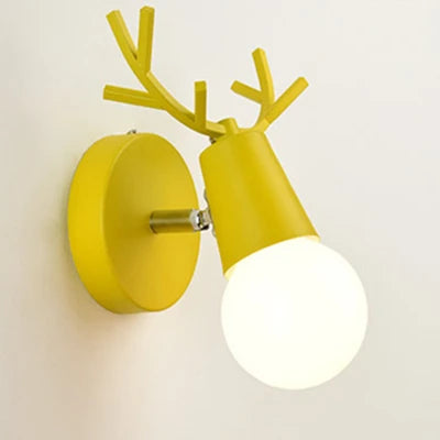Decorbites™ LED-Wandleuchte mit Hirschkopf, moderne minimalistische Schlafzimmerbeleuchtung in 7 Farben