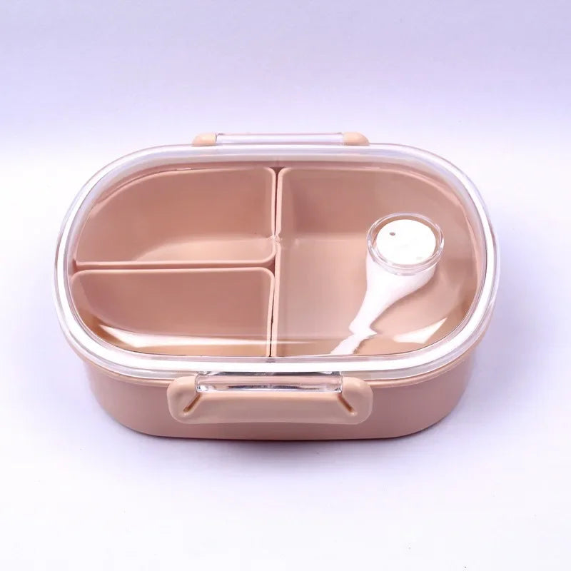 Decorbites™ Frische-haltendes Lunchbox-Set für Kinder: Drei Fächer, Mikrowellengeeignet