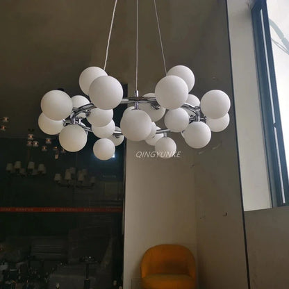 Decorbites™ Glas-Kugel-LED-Kronleuchter-Hängeleuchte für Wohn- und Esszimmer