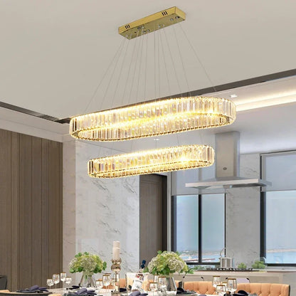 Decorbites™ Crystal-LED-Kronleuchter: Moderne Luxusbeleuchtung für Wohn- und Esszimmer