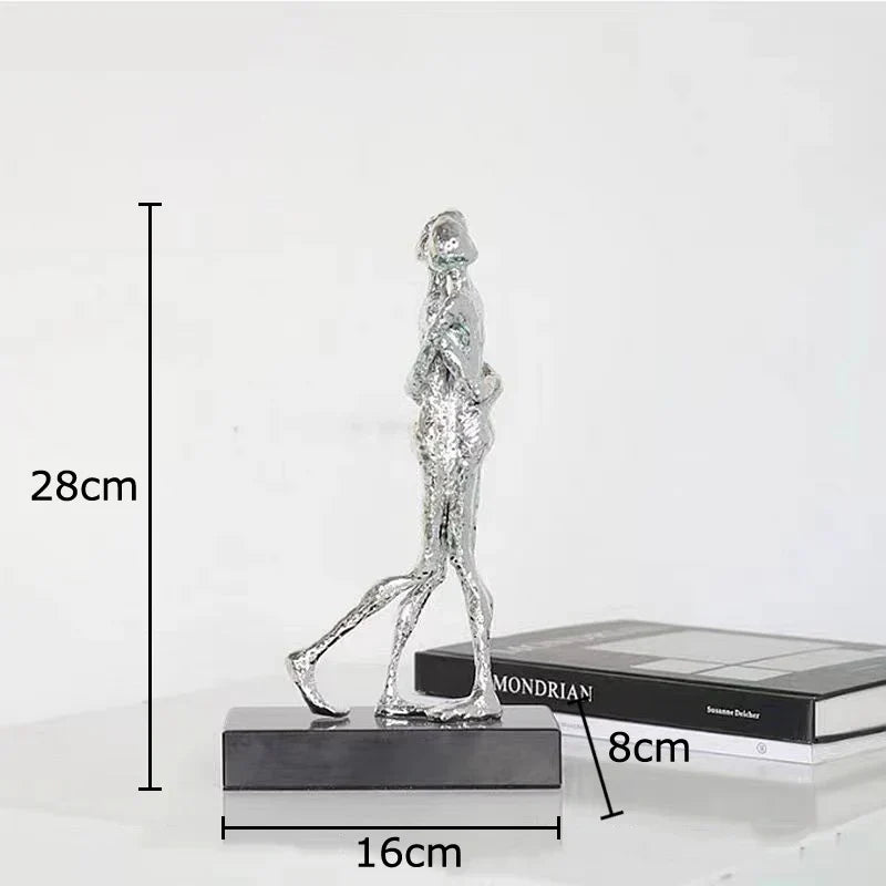 DecorBites™ Abstract Lovers Sculpture Desk Ornament Home Decor Aesthetic Figure
