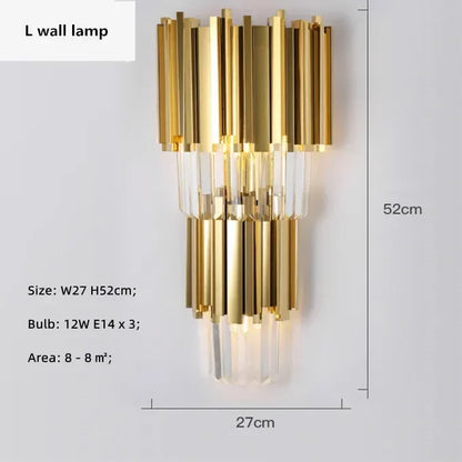 Decorbites™ Golden Luxury Kronleuchter: Elegante Kristall-Deckenleuchte für Hotel-Wohnzimmer
