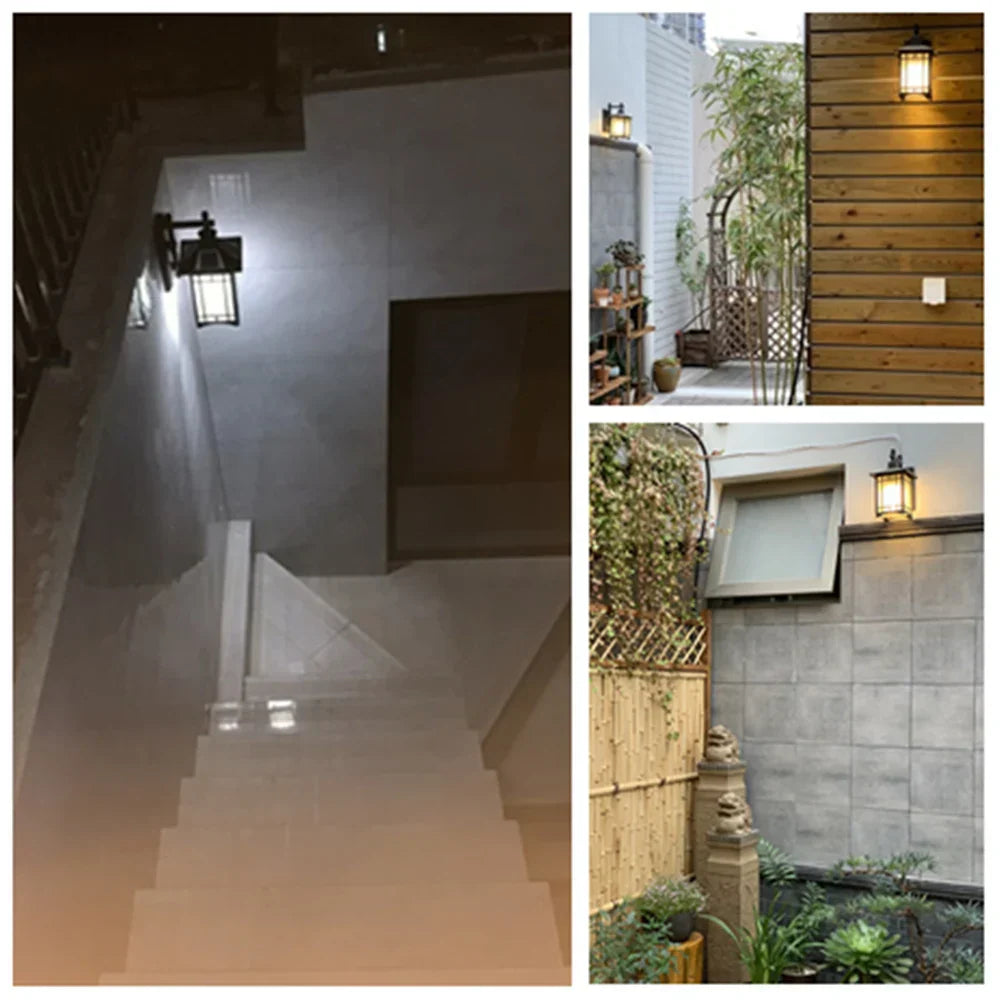 Decorbites™ LED-Wandlampe: Europäischer Stil, wasserdichte Außenbeleuchtung für Garten, Balkon und Hof