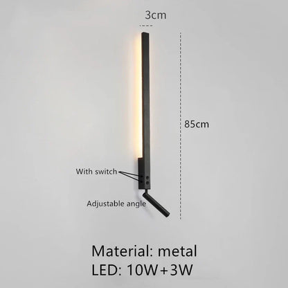 DecorBites™ Adjustable Angle LED Wall Lamp 3000K Sconces for Bedside Reading