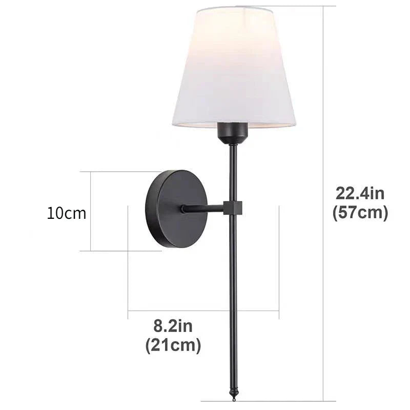 Fabric Industrial Wall Lamp
