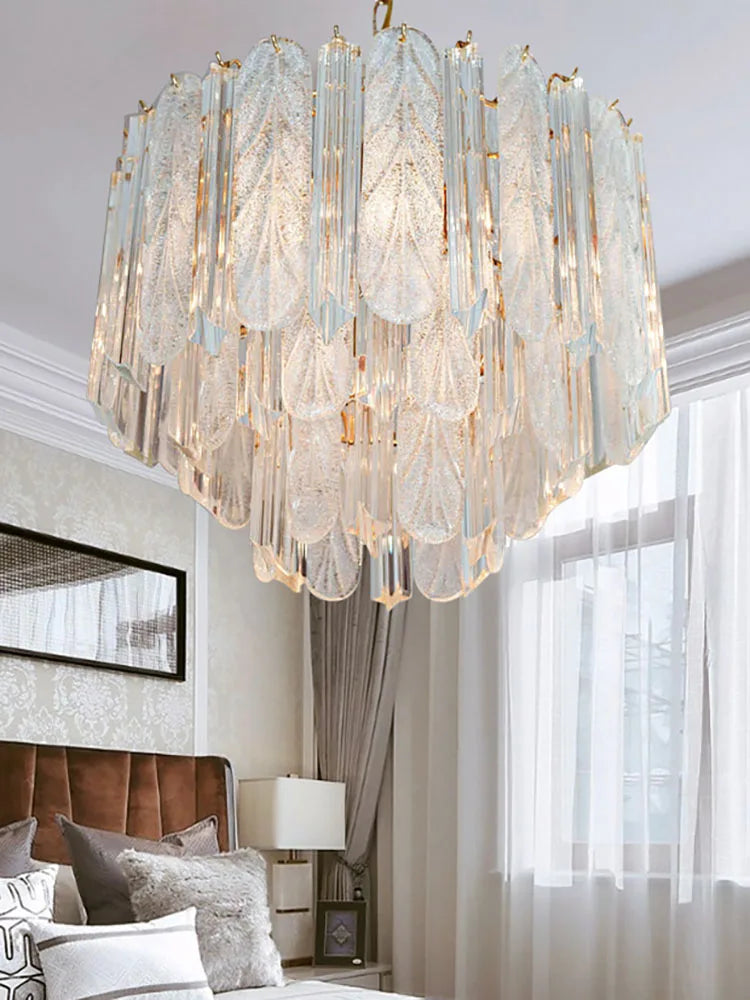 Decorbites™ Kristall-Schlafzimmer-Hängeleuchte: Designer-Luxus-Glasbeleuchtung für das Wohnzimmer