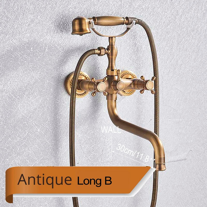 Decorbites™ Zweihandgriff Luxus-Badewannenarmatur mit Handbrause-Mischer