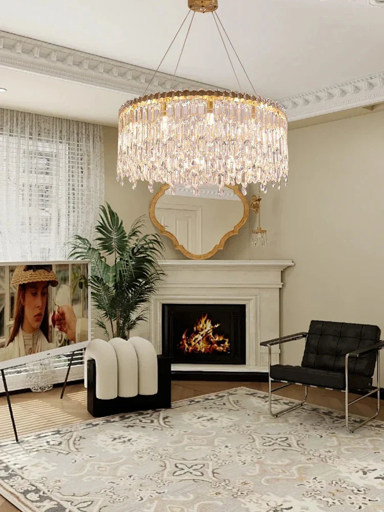 Decorbites™ Kristallanhänger-Lüster für Wohnzimmer Schlafzimmer - Luxus-Hanglampe von Lamparas Lustres