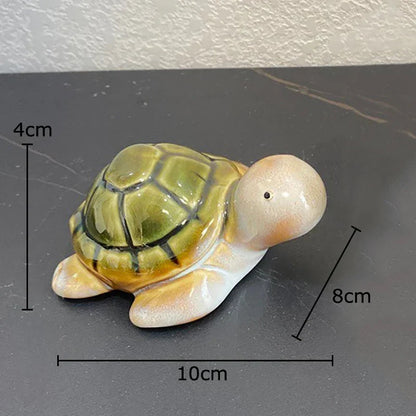 Decorbites™ Süße Schildkröten-Statue-Tablett Schreibtisch-Dekoration Raum-Dekor Kreative Skulptur