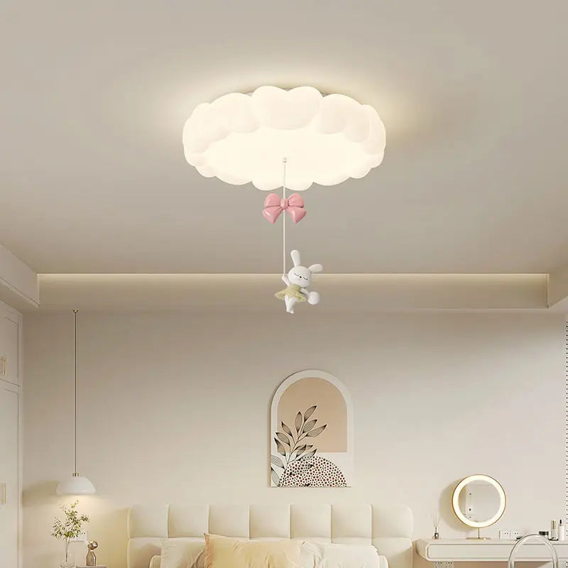 Cream Rabbit Ceiling Light