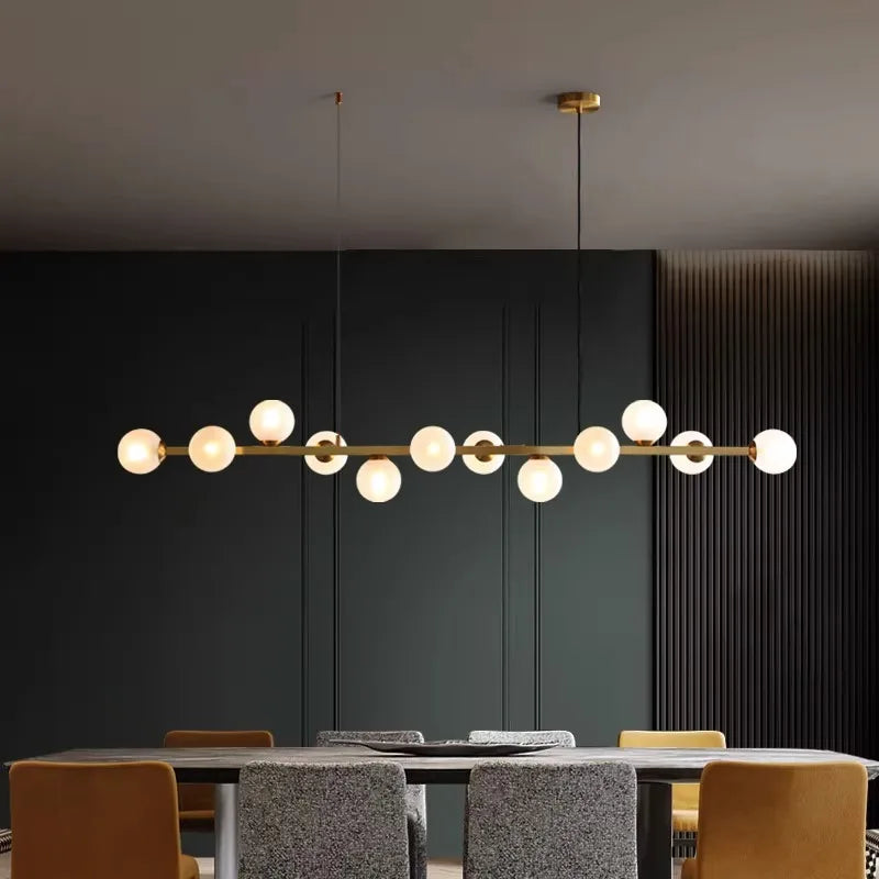 Matte Black Nordic Chandelier