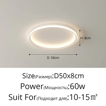 DecorBites™ LED Ceiling Chandelier for Living Room Kitchen Dining Study Modern Indoor Lighting