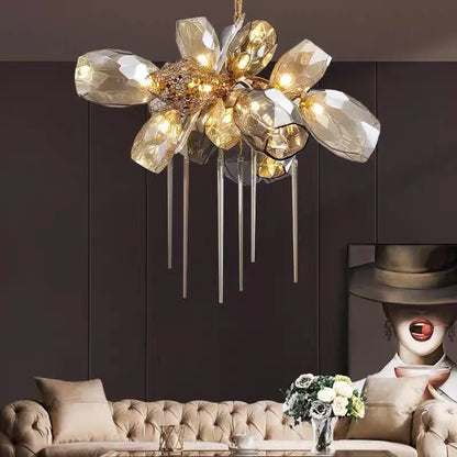Decorbites™ Kristall-Duplex-Kronleuchter – Modernes Designer-Beleuchtung für das Wohnzimmer