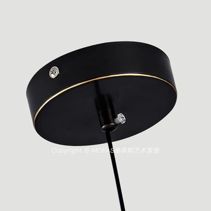 Modern Gold Pendant Light With Acrylic Shade