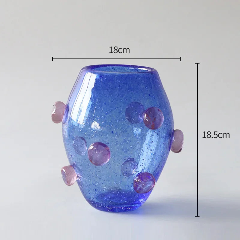 Decorbites™ Kreative Blasen-Glasvase Hydroponik Schreibtisch-Dekoration Künstliche Blumen Raumdekoration