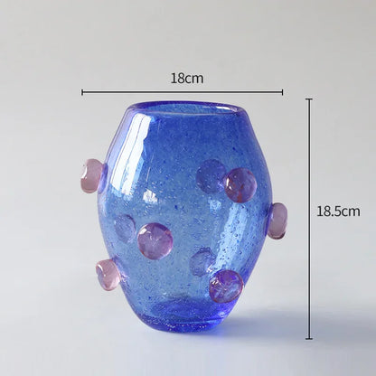 Decorbites™ Kreative Blasen-Glasvase Hydroponik Schreibtisch-Dekoration Künstliche Blumen Raumdekoration