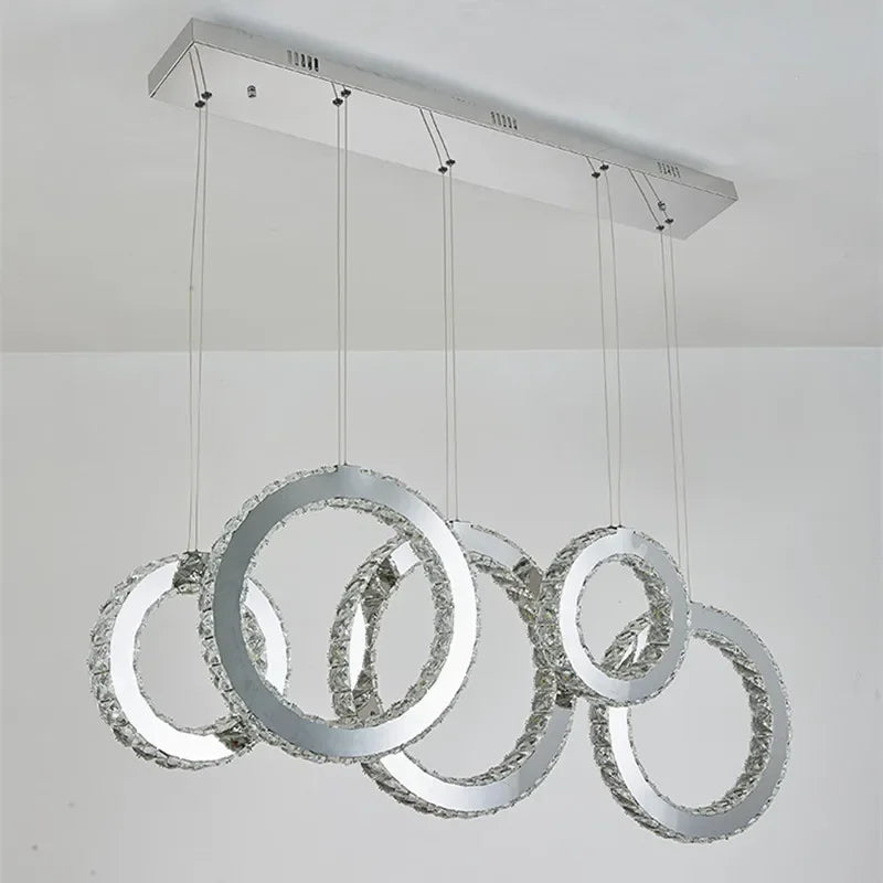 Decorbites™ Kristallkreis LED-Hängeleuchter für das Esszimmer