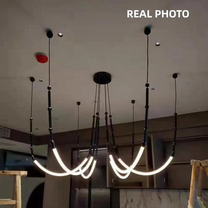 Decorbites™ Bambus-Hängeleuchten: Nordische Loft-Treppen-LED-Lampen für minimalistisches Dekor