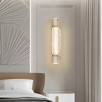 DecorBites™ Elegant Bubble LED Crystal Glass Wall Lamp Luxe Gold Bedroom Light