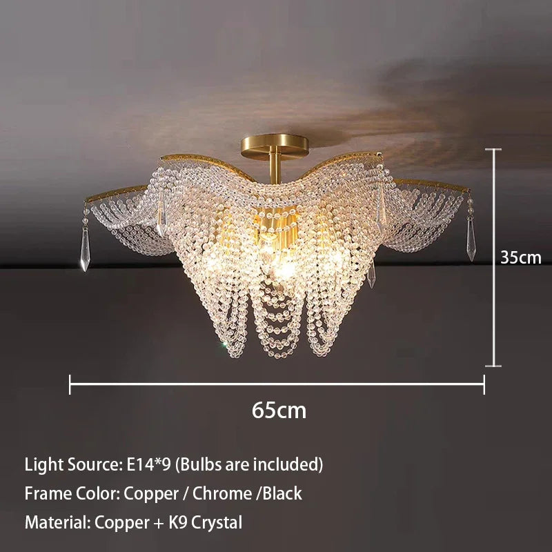 Decorbites™ Kristall-Schmetterlings-Lüster: Elegante moderne LED-Pendellampen für luxuriöse Wohnzimmer