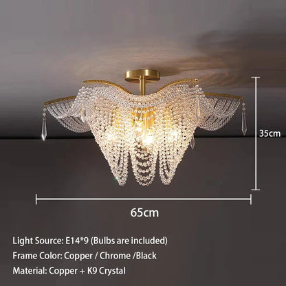 Decorbites™ Kristall-Schmetterlings-Lüster: Elegante moderne LED-Pendellampen für luxuriöse Wohnzimmer