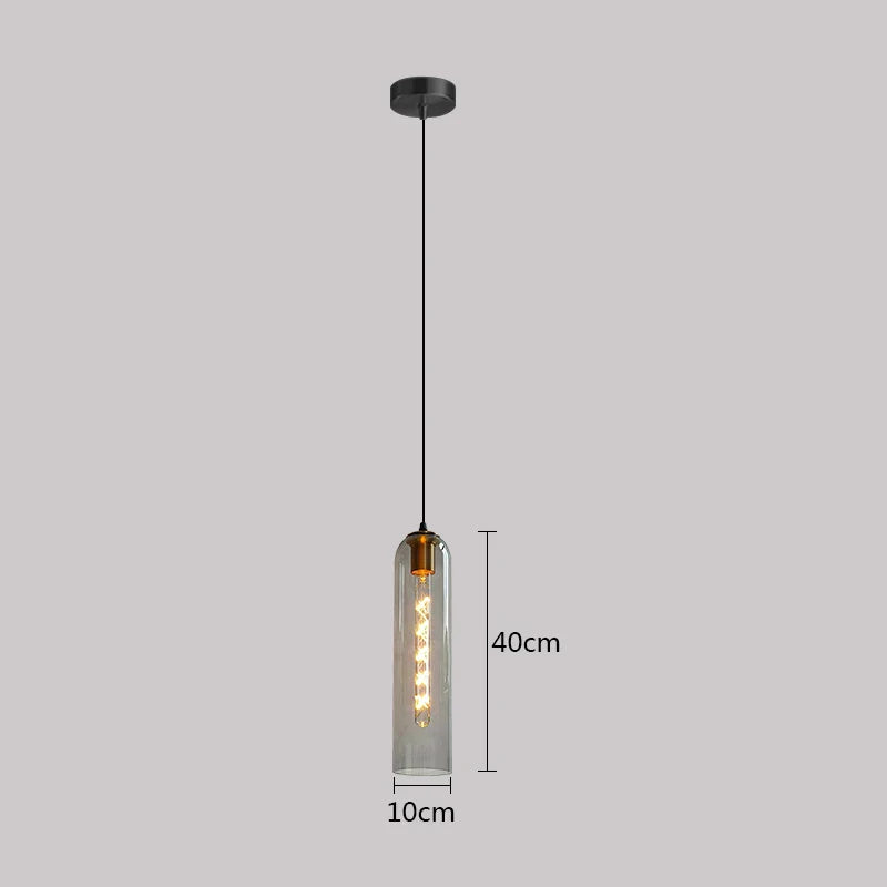 Decorbites™ Grünes Glas Nordisches Pendellicht E27 Hängearmatur für Wohn- und Schlafzimmer