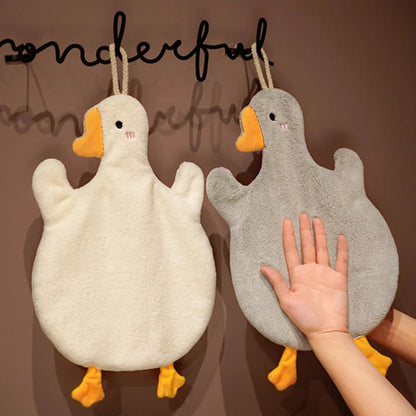 Decorbites™ Süße Gans Mikrofaser Handtücher Korallen Samt Bestickt für Zuhause