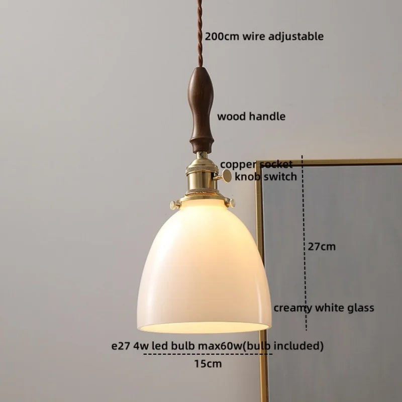 Decorbites™ Graue Glas LED Hängeleuchten, nordisches modernes Design für Schlafzimmer, Wohnzimmer-Beleuchtungseinrichtungen
