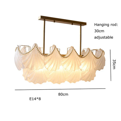Decorbites™ Kristallperlenkette-Kronleuchter: Luxuriöse Hängeleuchte für exquisites Wohnraumausstattung