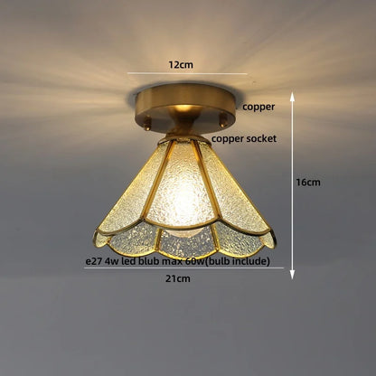 DecorBites™ Diamond Glass LED Ceiling Lights - Modern Nordic Luxury Canopy Fixture