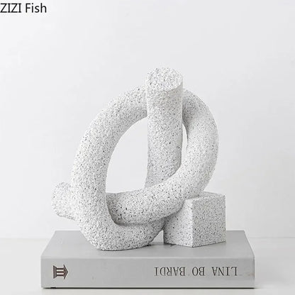 DecorBites™ Abstract Twisted Knot Sculpture for Room Aesthetics Decor
