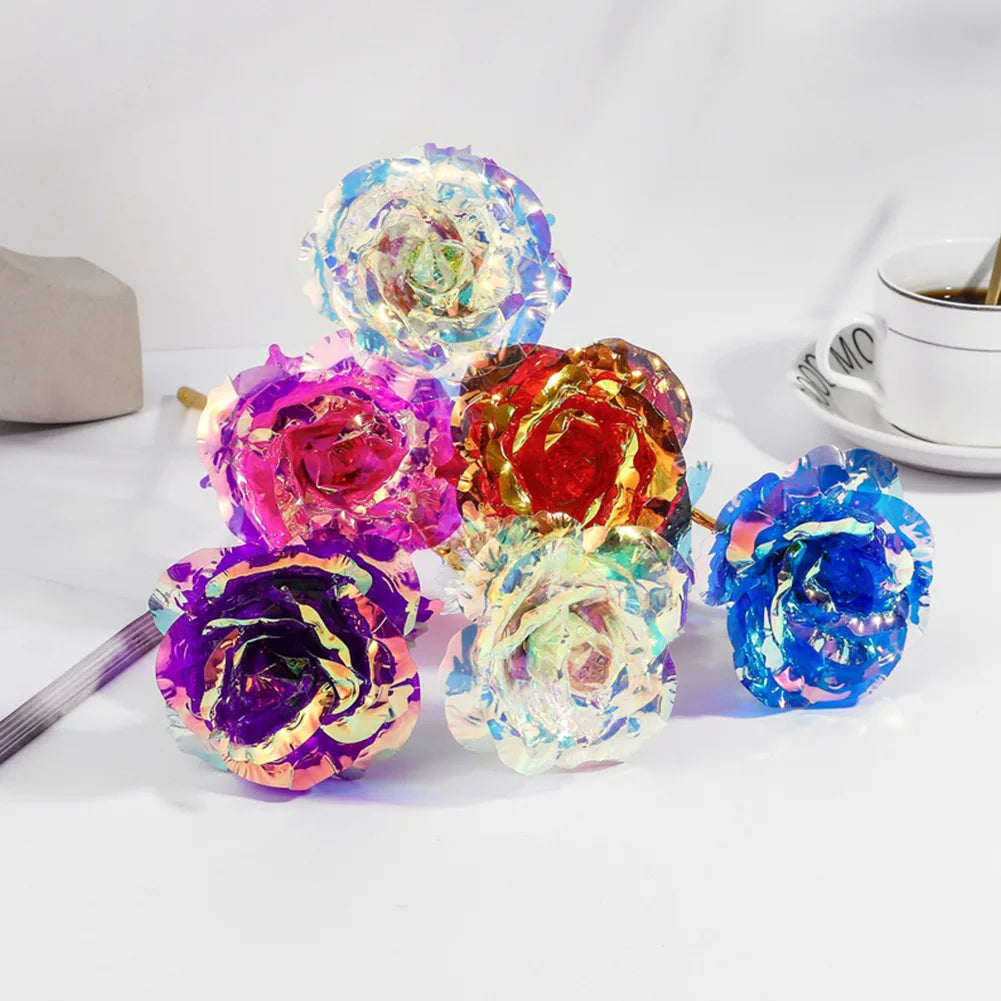 Decorbites™ Galaxy Rose: Ewige Liebe Hochzeitsdekoration, Valentinstag-Tischdekoration