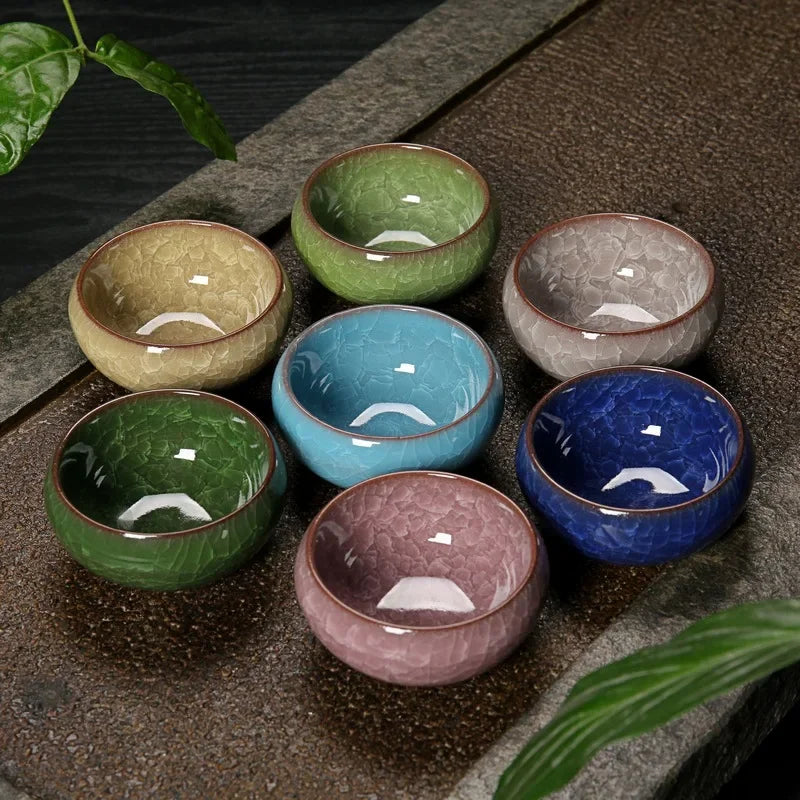 Decorbites™ Eis-Knackende Keramik-Tee-Tasse Espresso-Kaffee Kung-Fu-Teetasse Süße Tasse