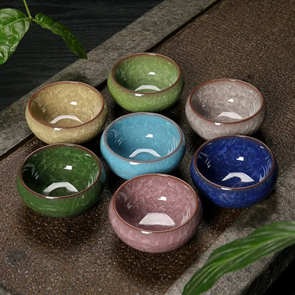 Decorbites™ Eis-Knackende Keramik-Tee-Tasse Espresso-Kaffee Kung-Fu-Teetasse Süße Tasse