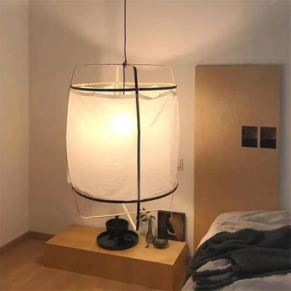 Decorbites™ Leinenstoff-Hängeleuchte: Elegante Boho-Stoff-Leuchter für Zuhause, Restaurant, Hotel