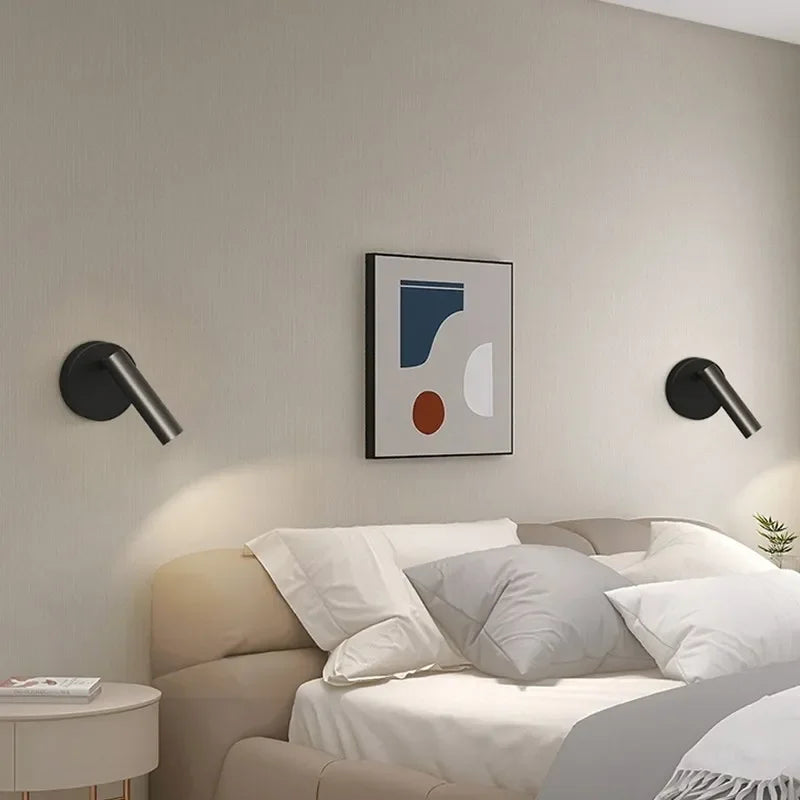 Gold Rotatable Aluminum Wall Lamp 2-Head